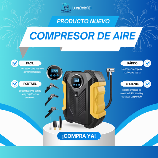 Compresor de Aire - Portátil y Automático